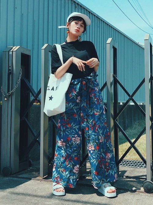 棒球帽穿搭　夏天